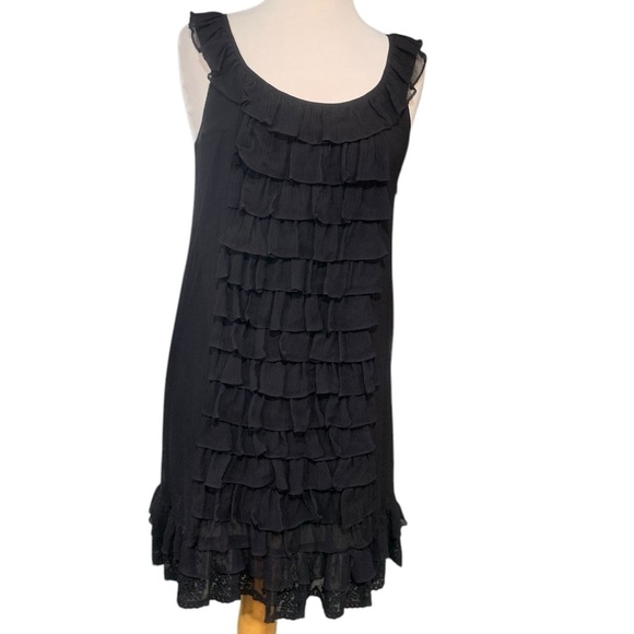 Juicy Couture Dresses & Skirts - ❤️Vintage Y2K silk Juicy Couture ruffle mini shift dress size 4